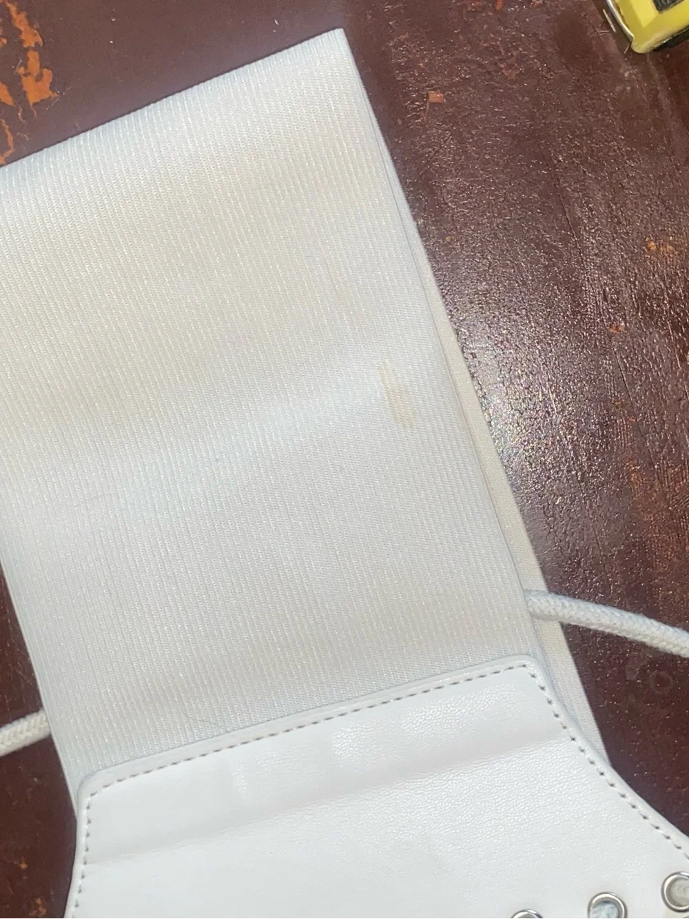 White Lace-Up Waist Belt - Women's Accessory
